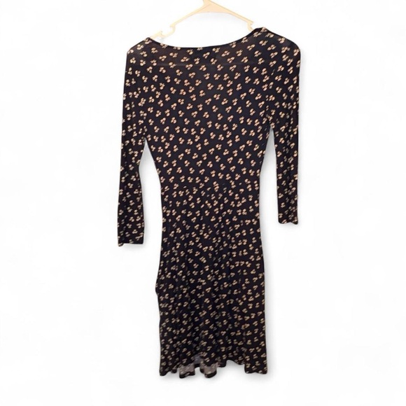 Urban Outfitters Navy Floral Long Sleeve Dress - Picture 3 of 8
